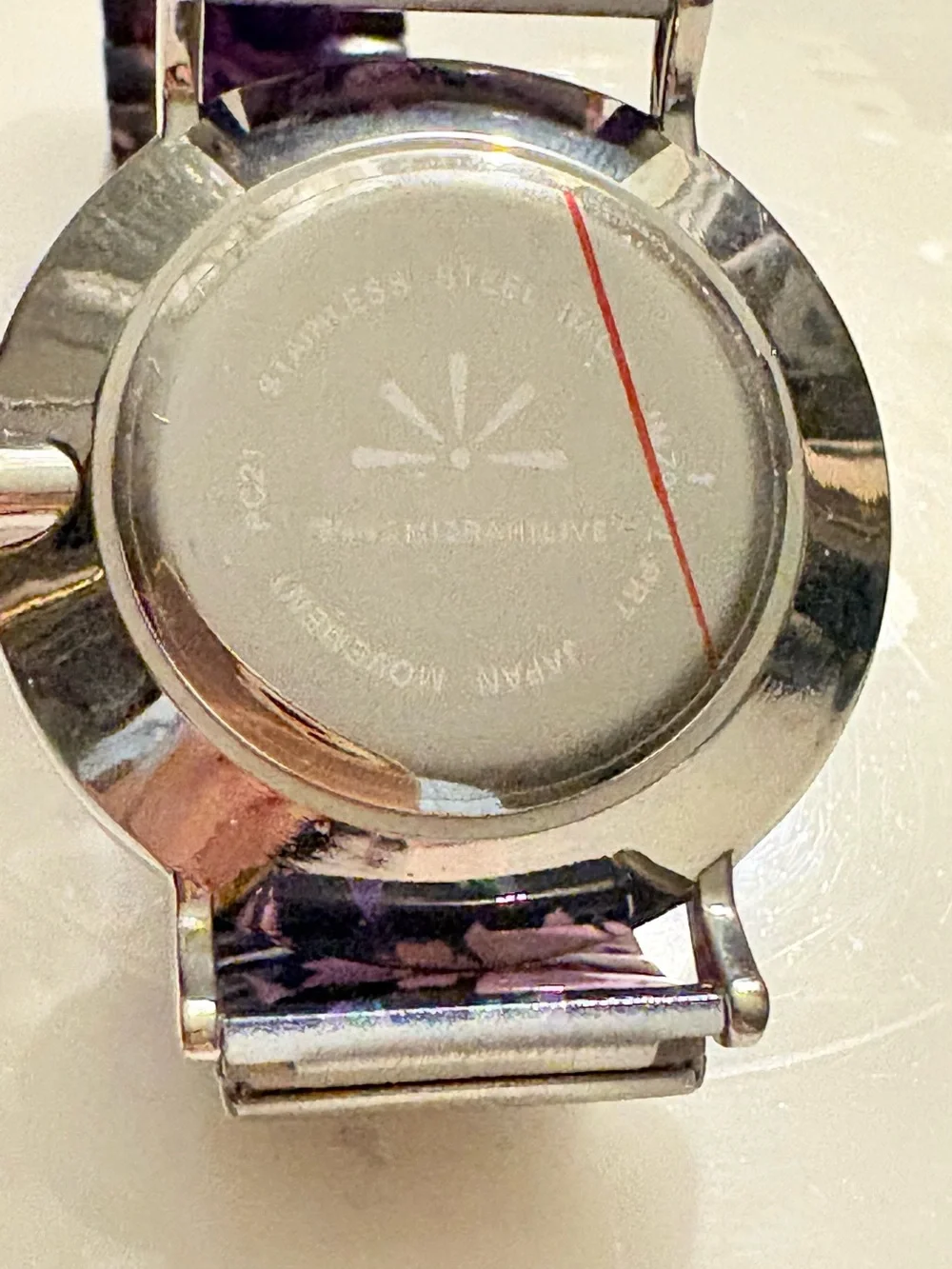 Isaac Mizrahi Floral Purple and Pink Expansion Band Watch It Needs a New Battery